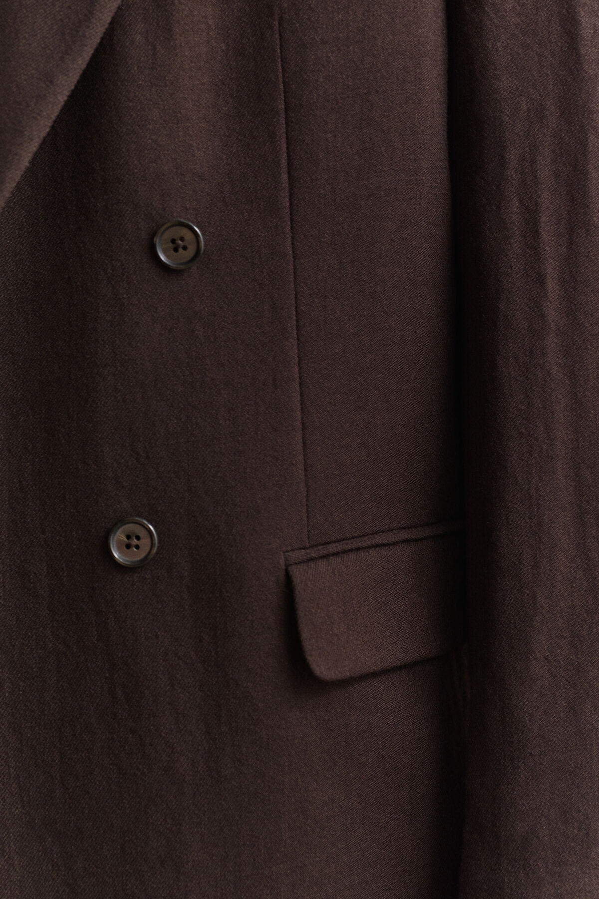 Wool Suit Jacket — SHADOW BROWN