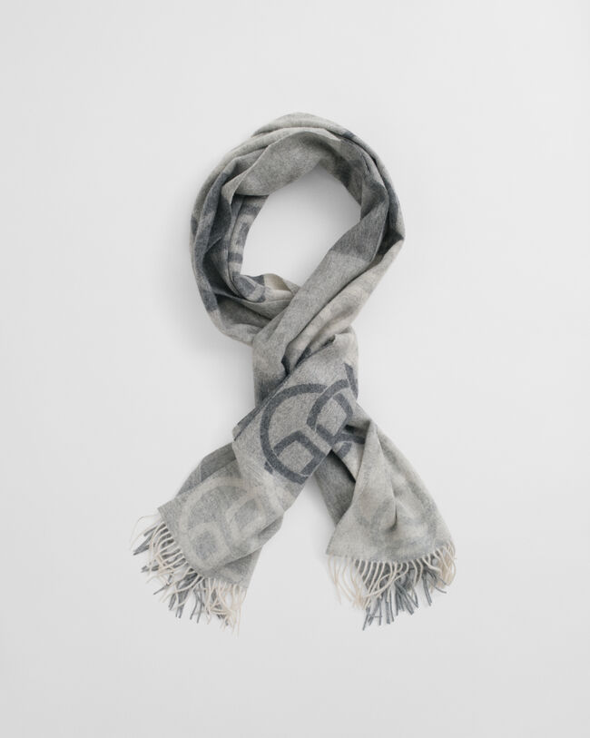 Monogram Wool Scarf