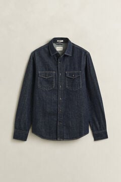 Denim Selvedge Shirt — DARK INDIGO 1