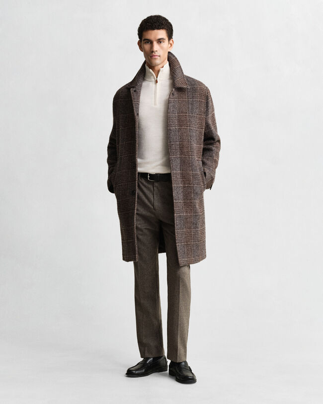 Extra Fine Merino Wool Half-Zip Sweater