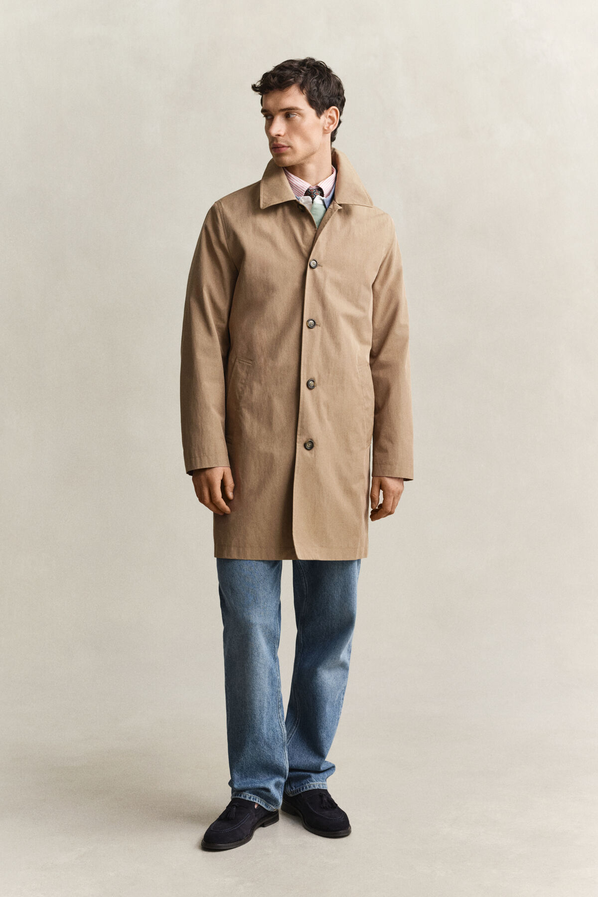 Car Coat — LIGHT TAUPE