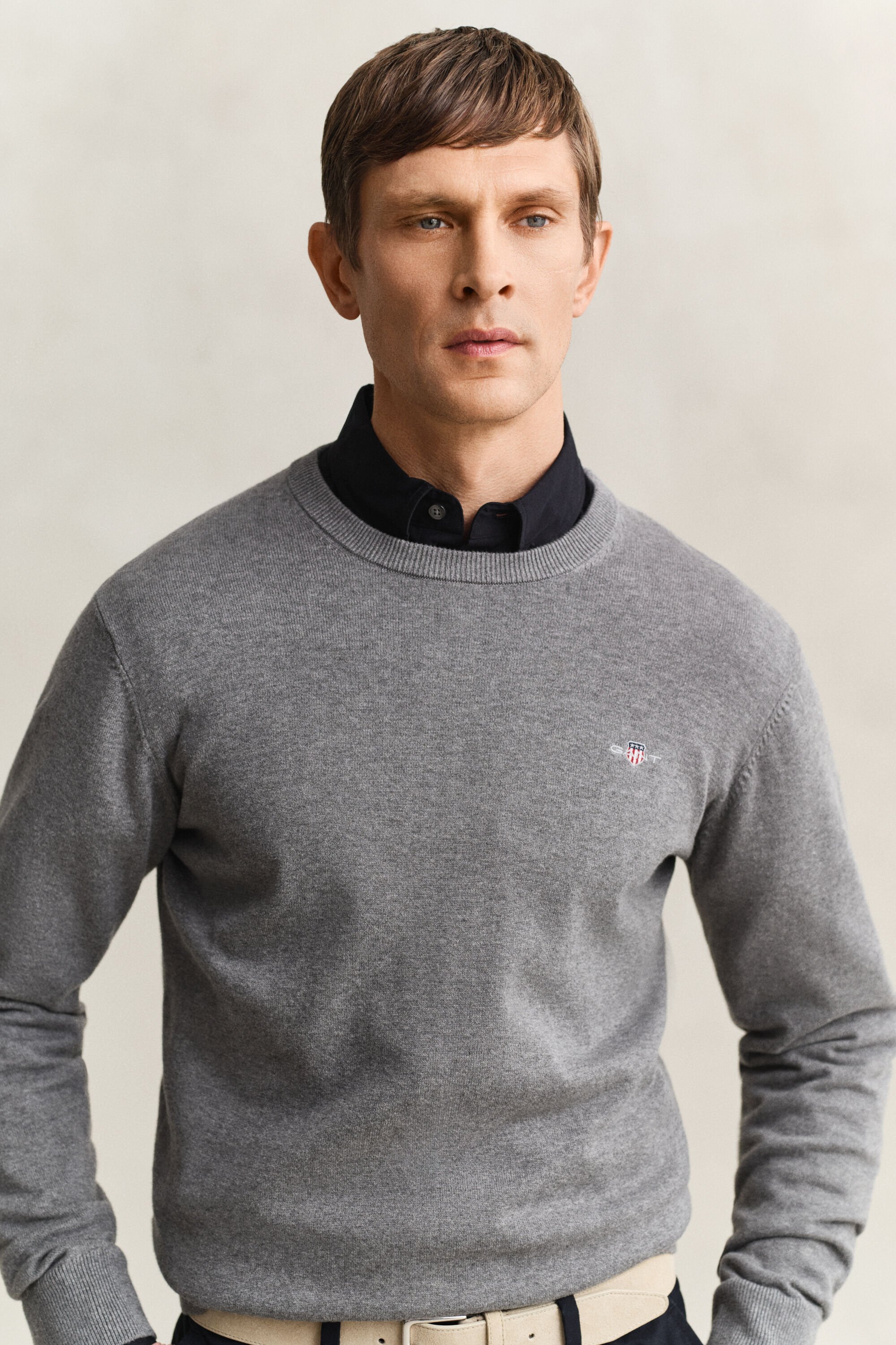 Cotton Crew Neck Sweater