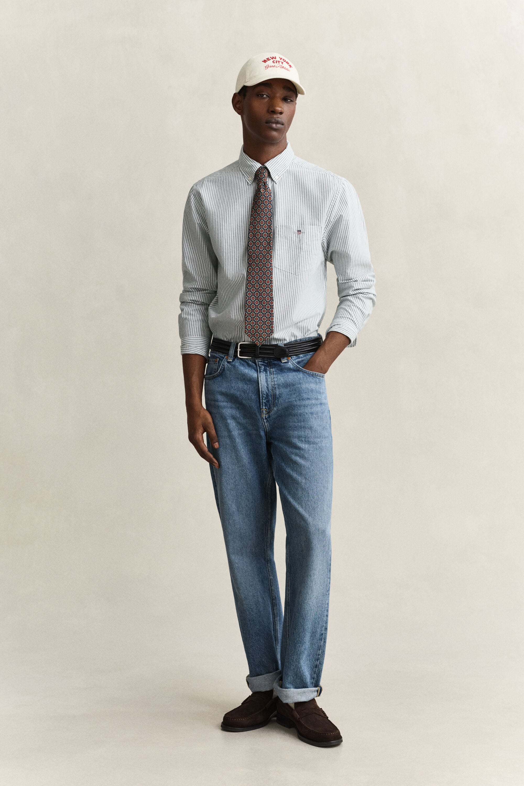 Banker Stripe Classic Oxford Shirt