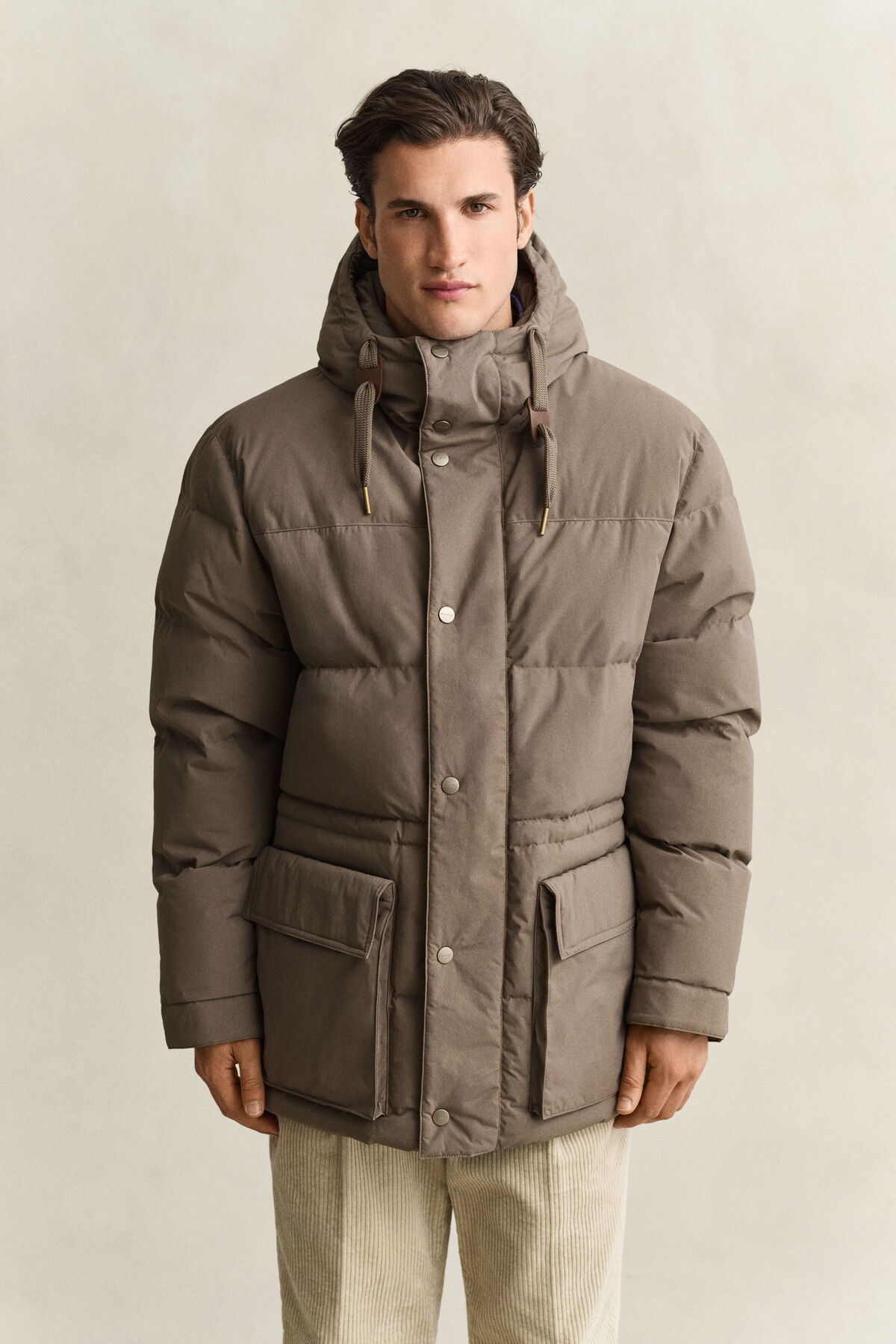 Down Parka — FADED TAUPE