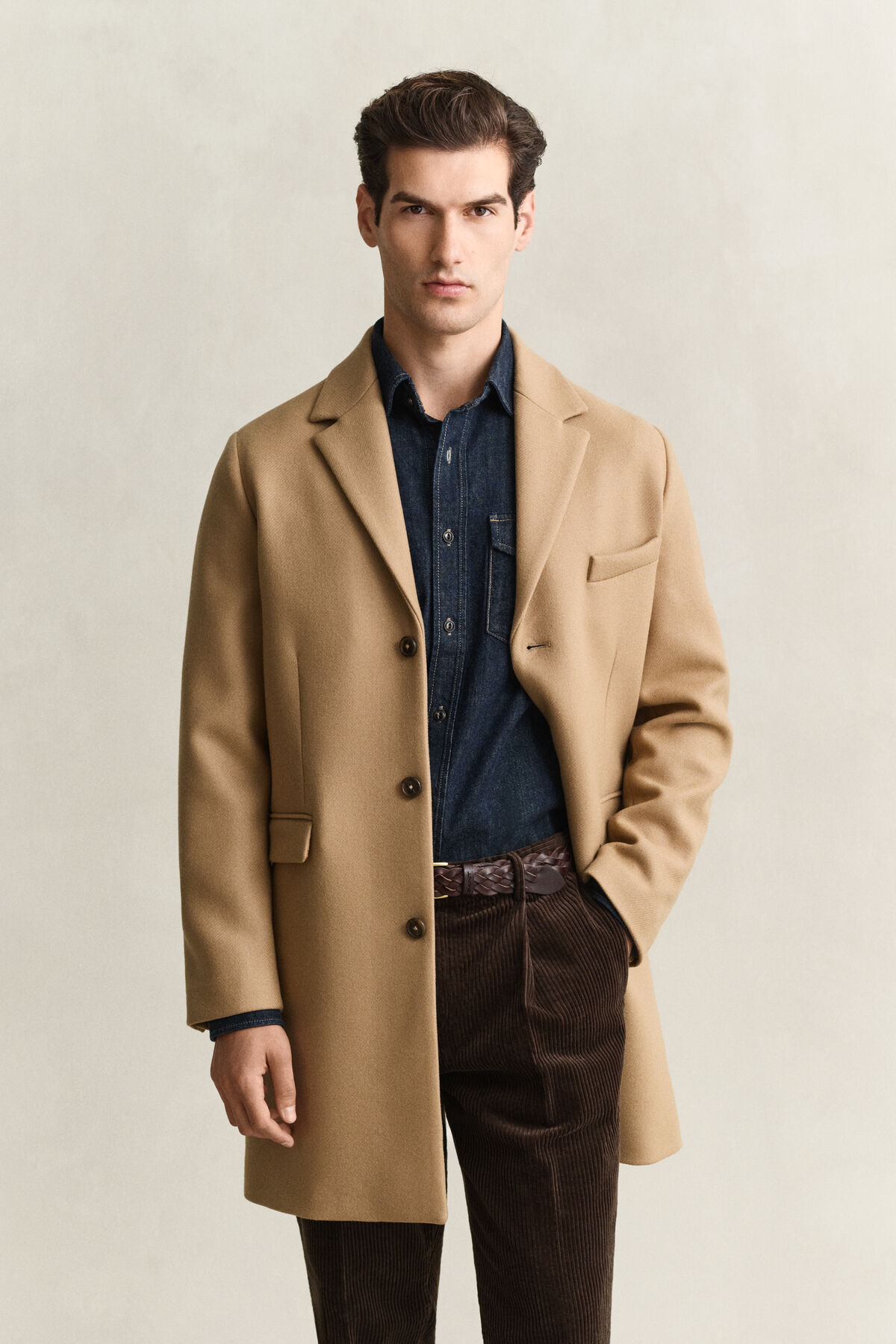 Wool Coat — LIGHT TAUPE