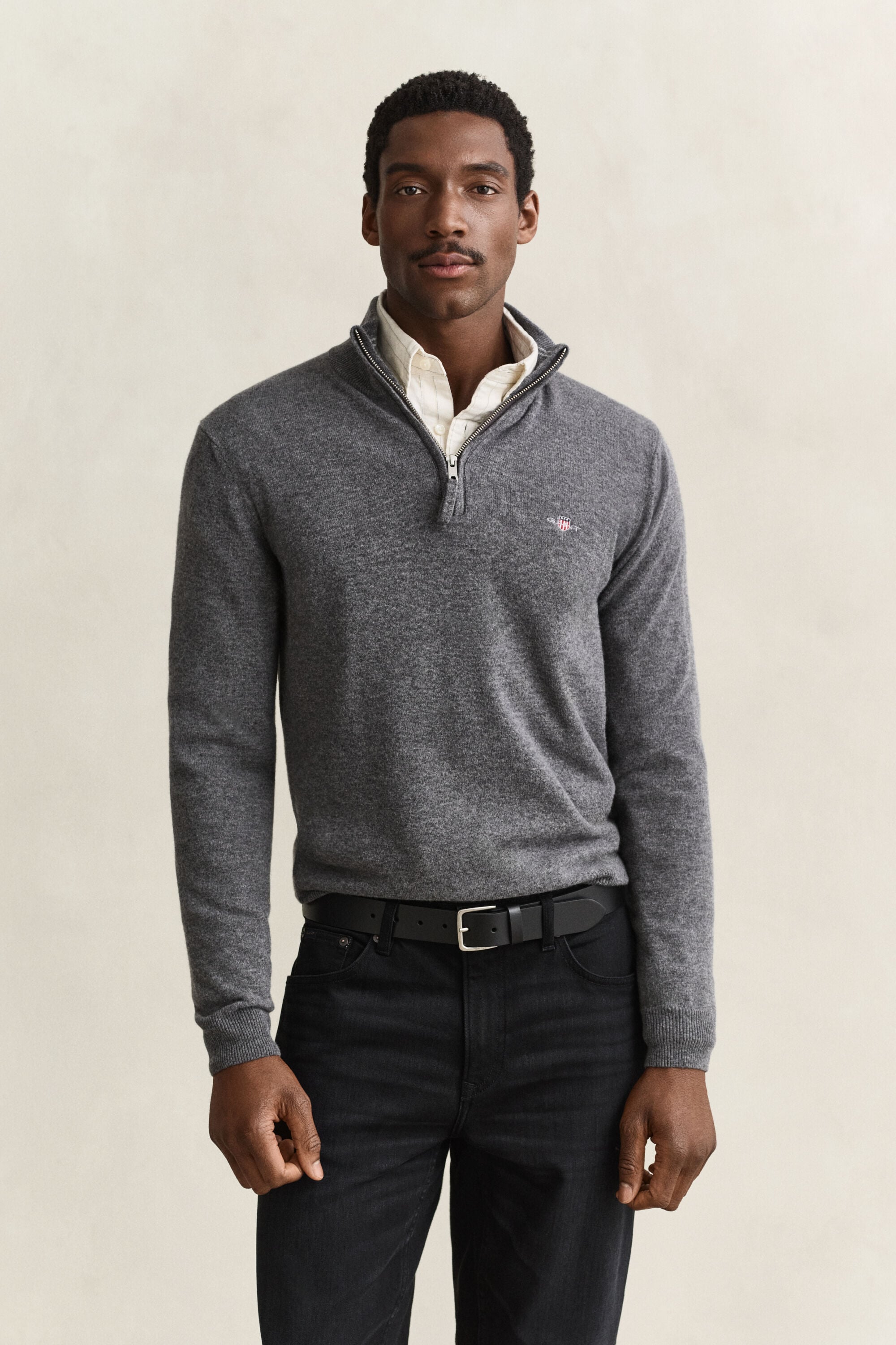 Lambswool Half-Zip Sweater