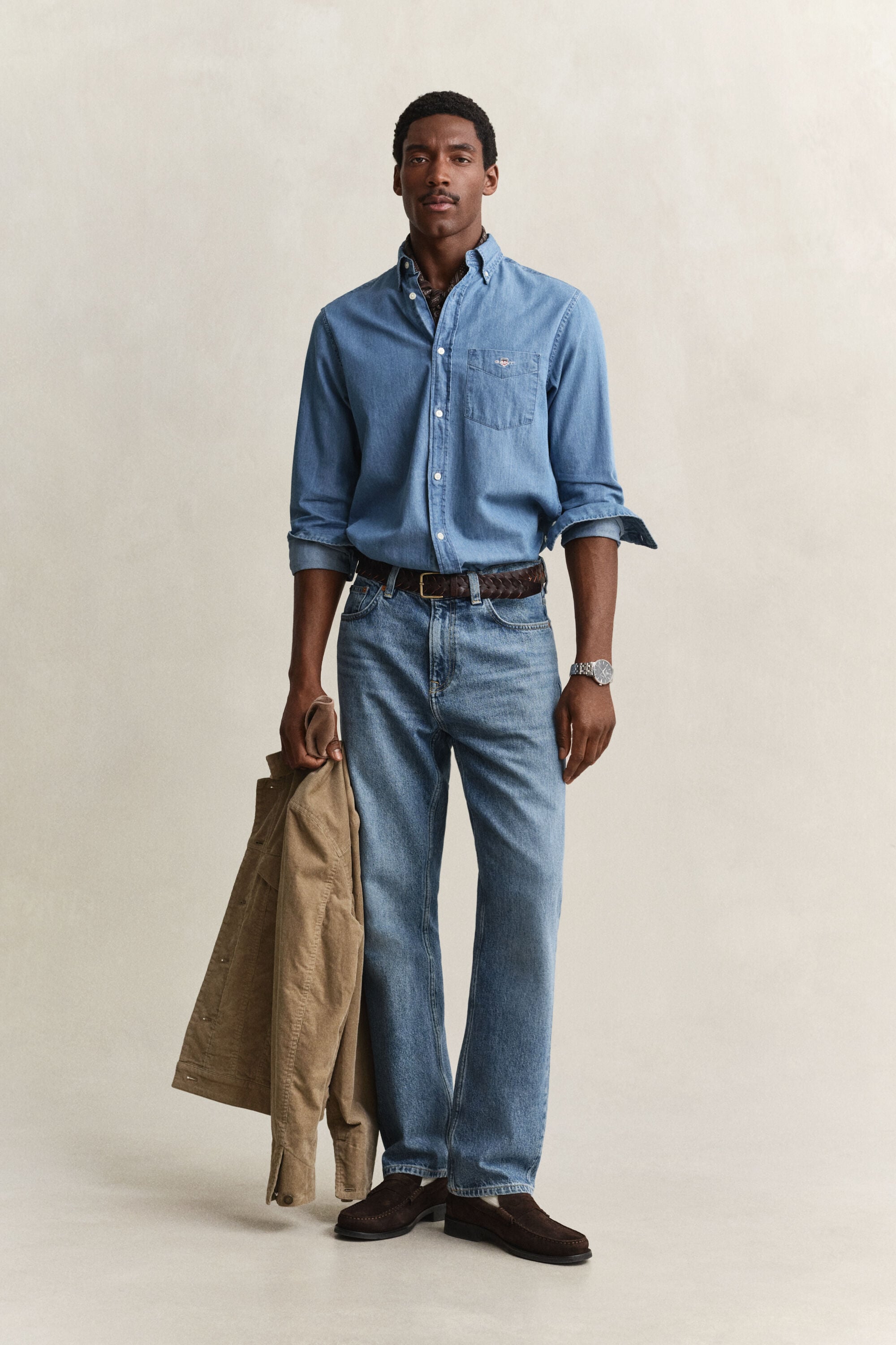 Regular Fit Indigo Shirt