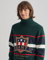 Banner Shield Turtleneck