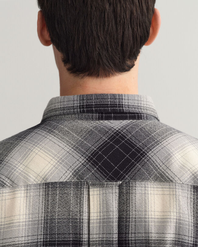Relaxed Fit Shadow Check Shirt