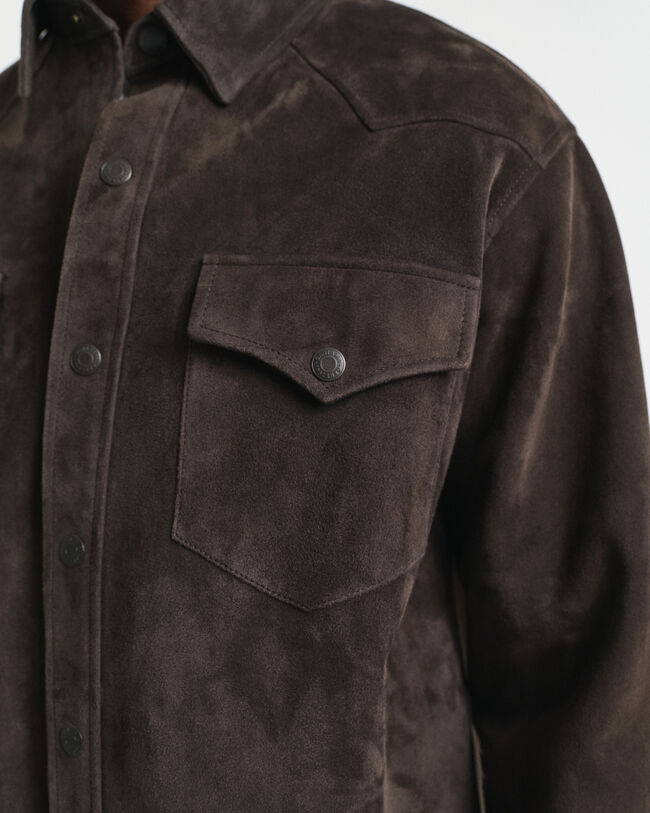 Relaxed Fit Suede Rodeo Shirt