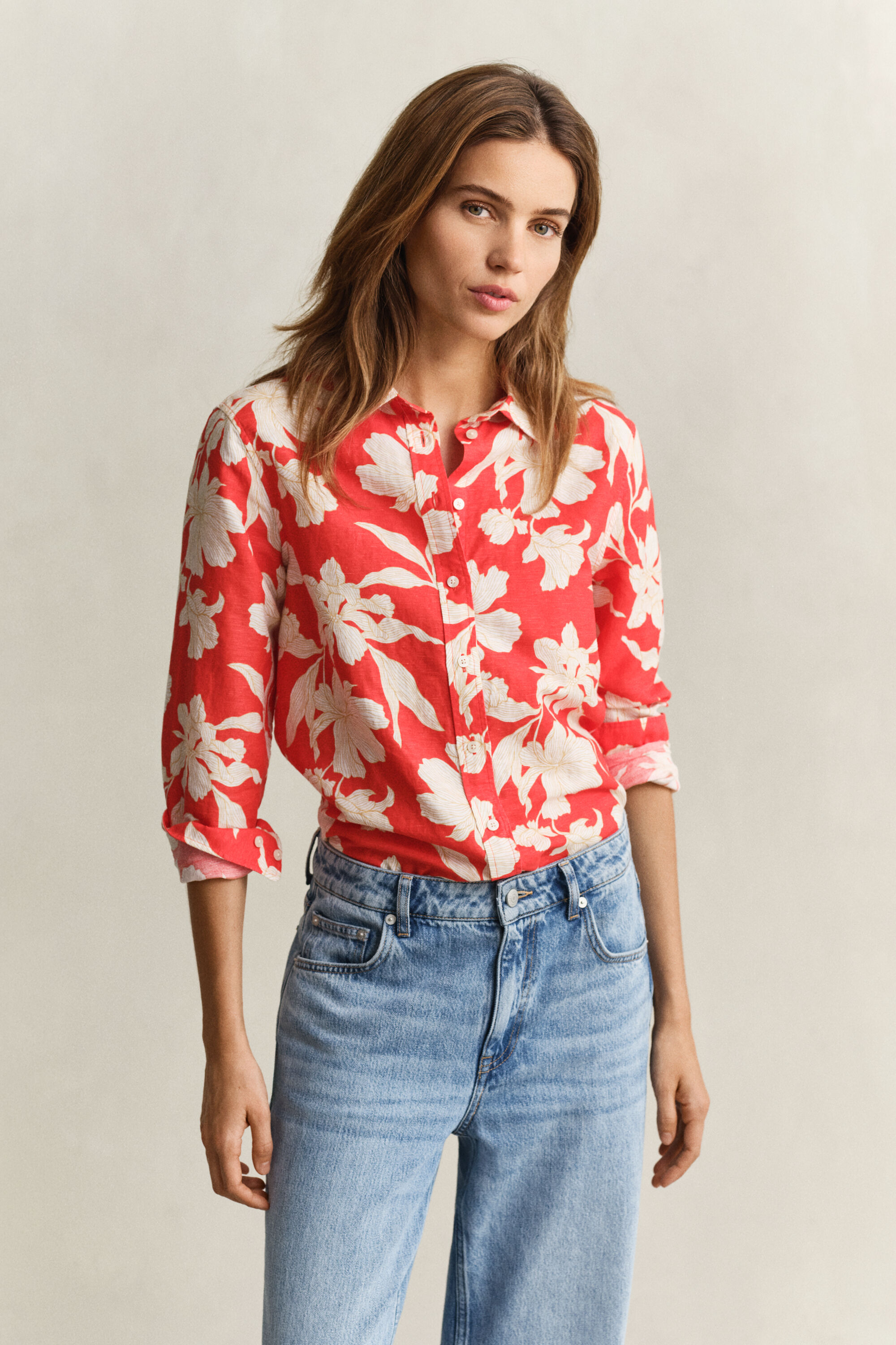 Floral Linen Shirt