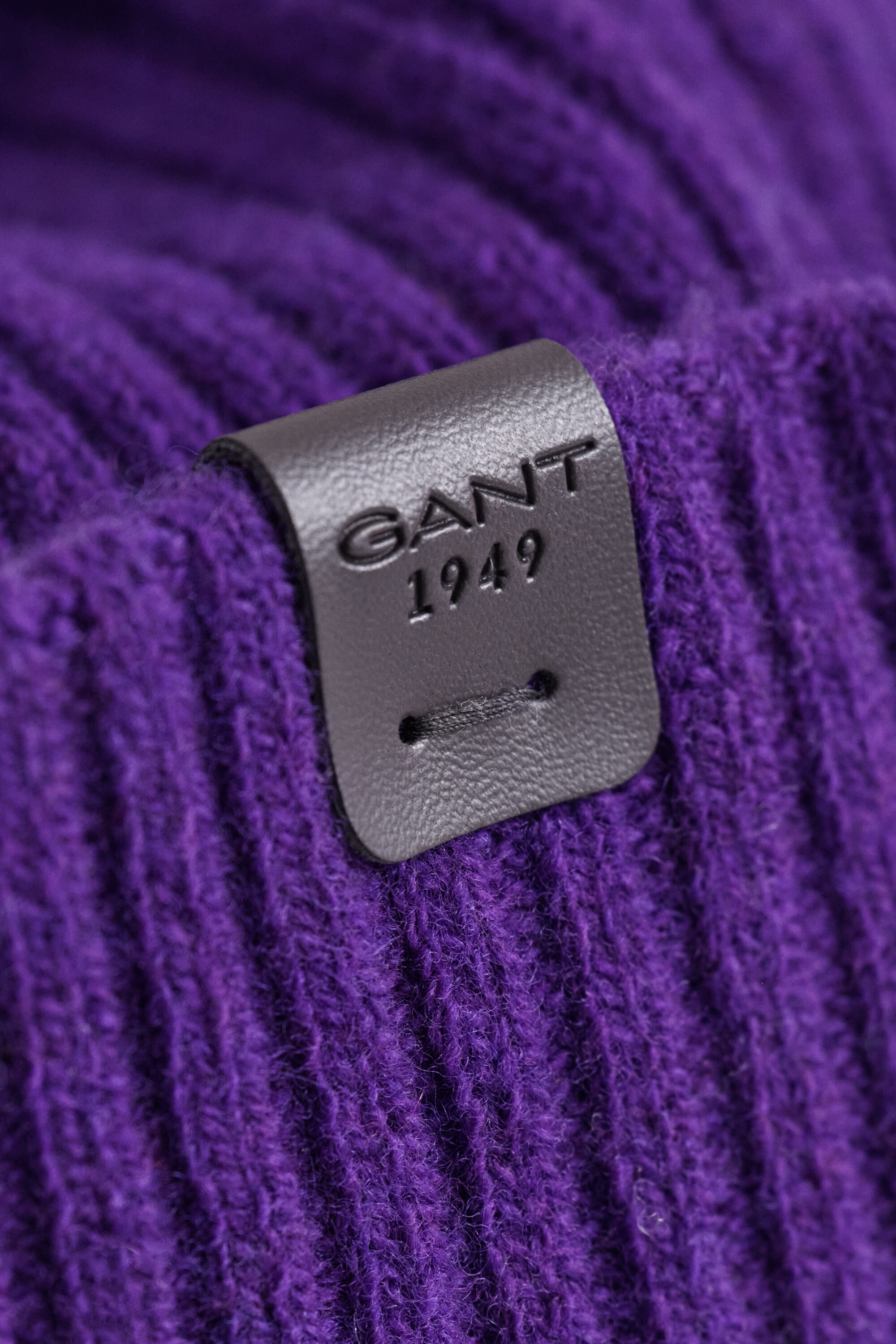Lambswool Beanie — PANSY PURPLE