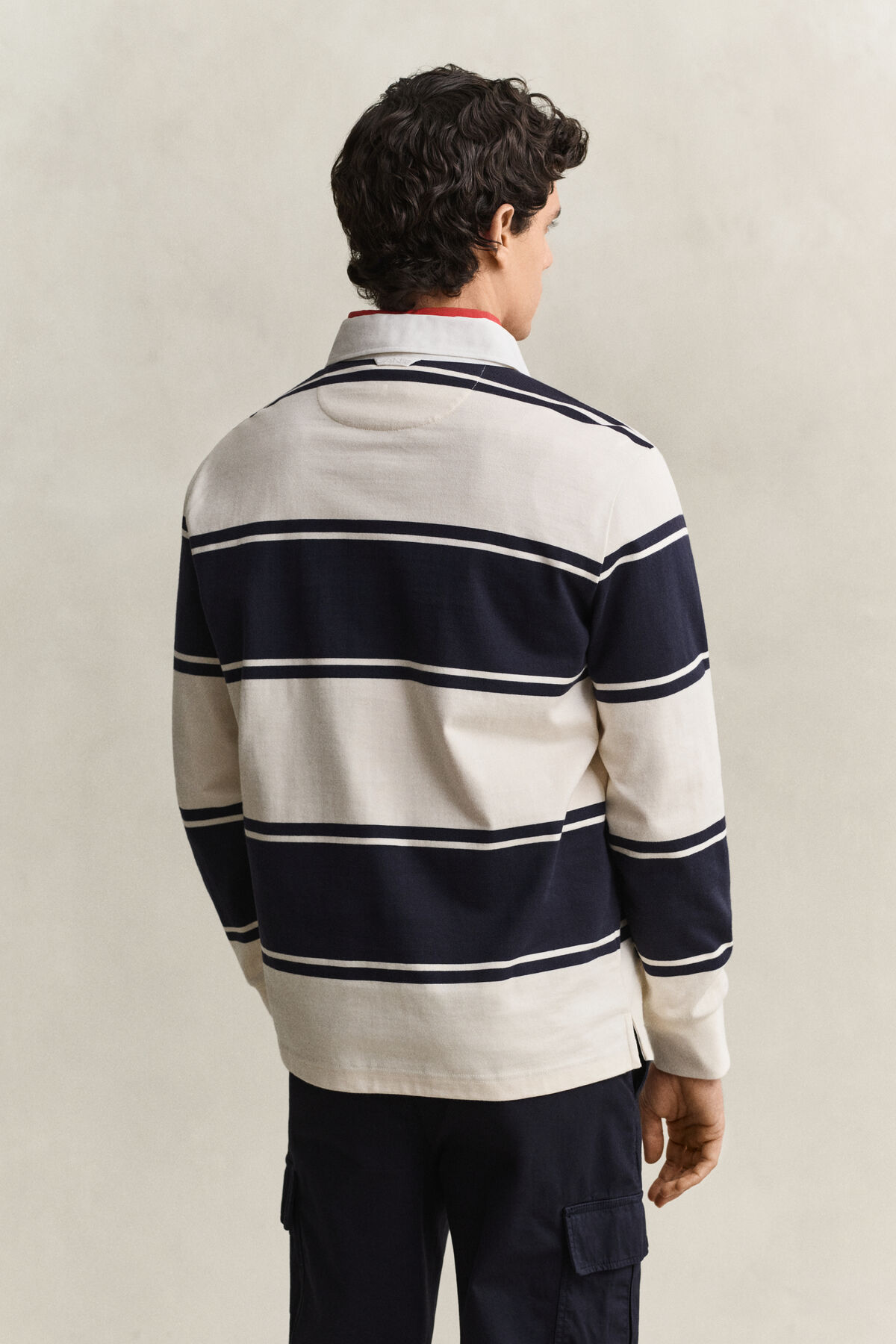 Striped Rugger — EVENING BLUE