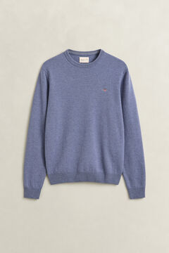 Lambswool Crew Neck Sweater — BLUE HORIZON 1