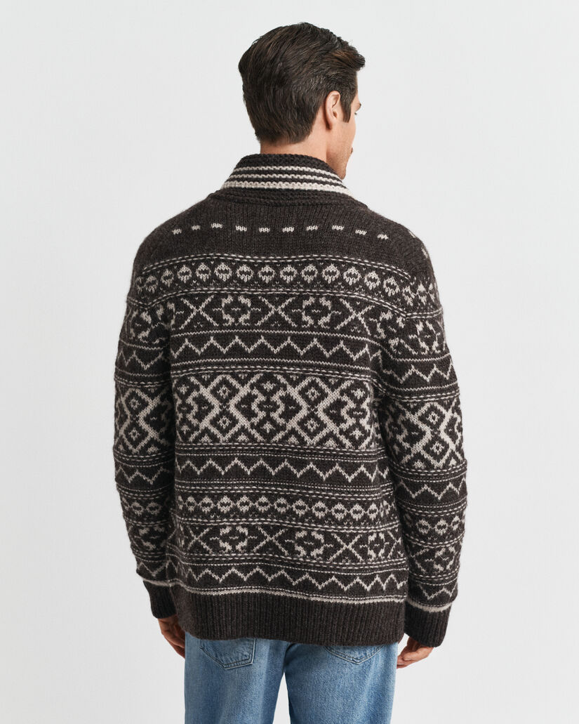 Jacquard Cardigan