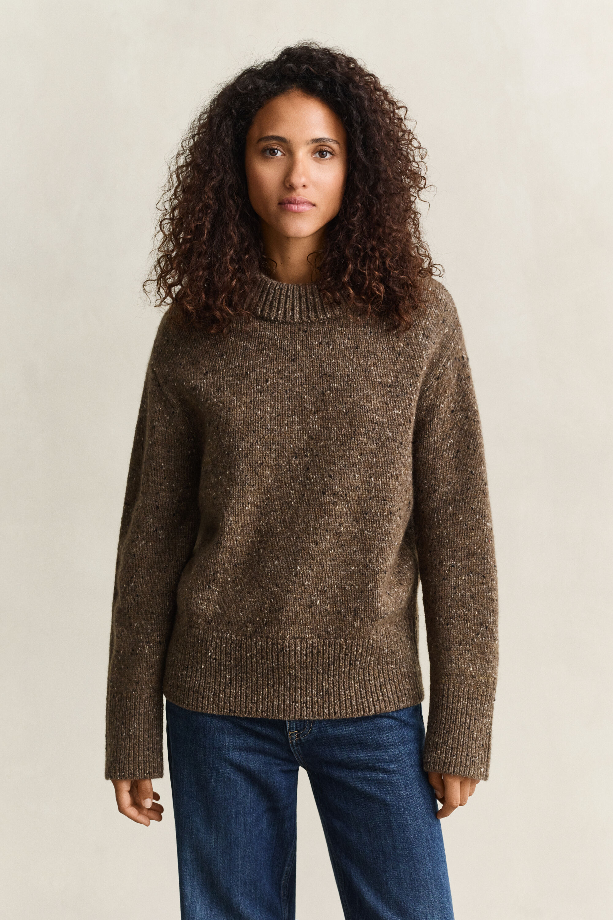 Wool Blend Nepps Sweater