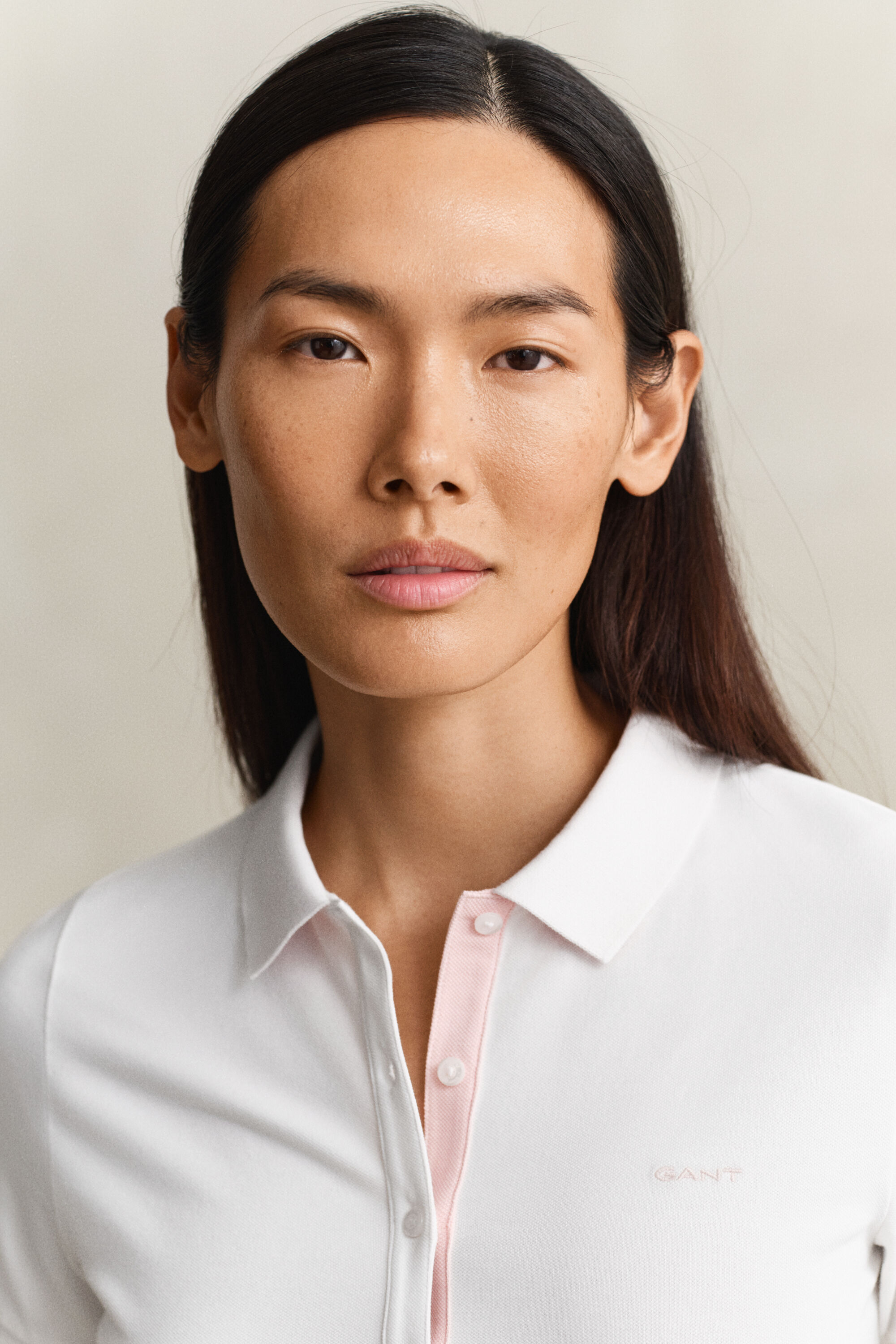 Contrast Piqué Polo Shirt