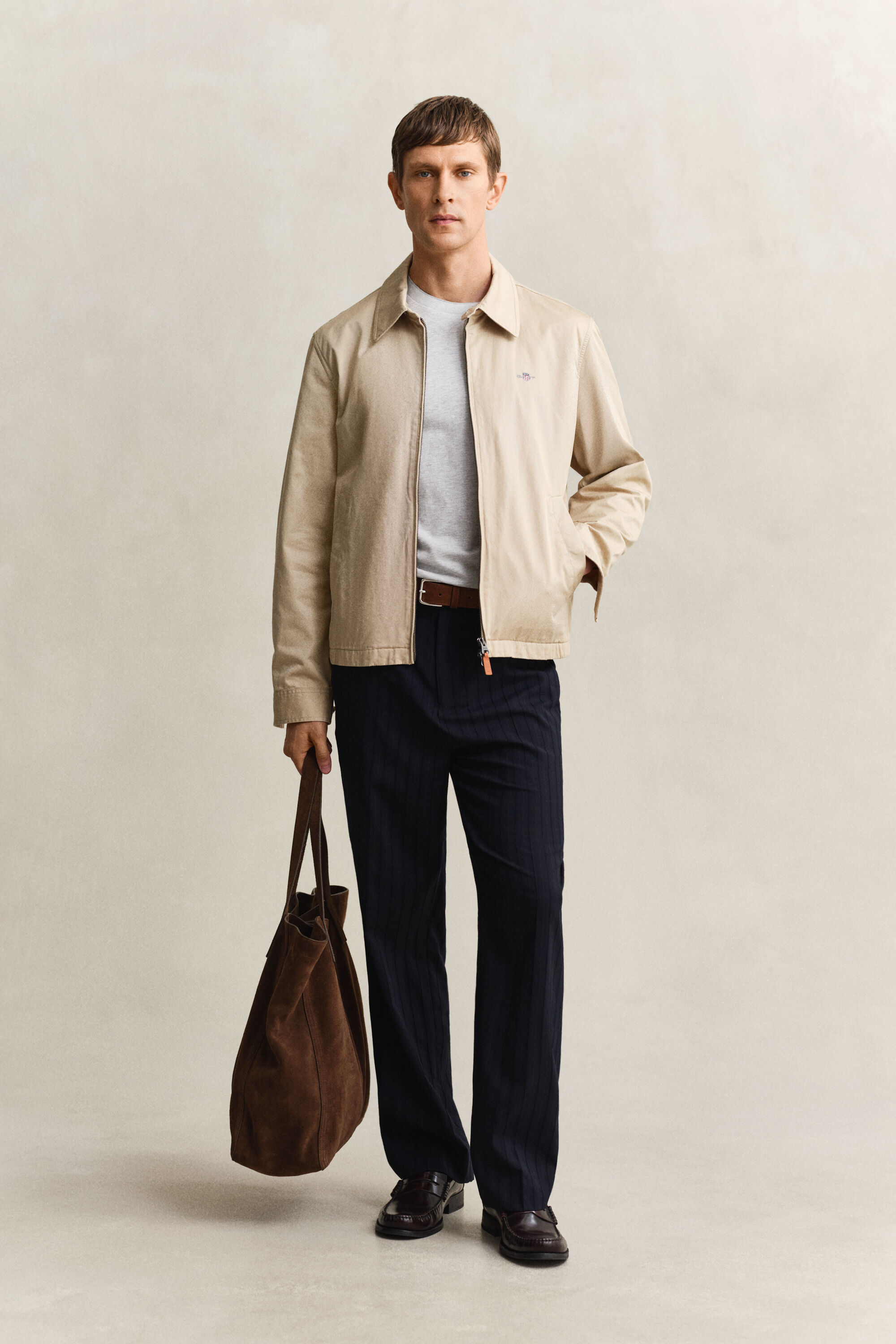 Two-Toned Piqué T-Shirt