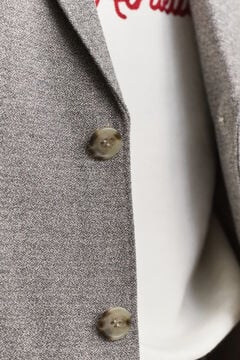 Flannel Blazer — MIST TAUPE 6