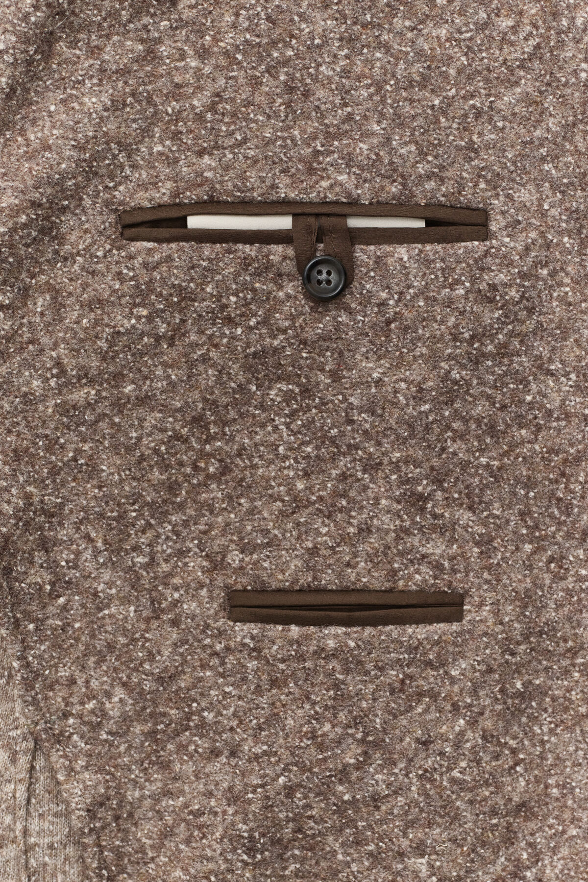 Wool Silk Jersey Blazer — CLAY BEIGE