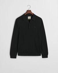 Extra Fine Merino Wool Polo Sweater
