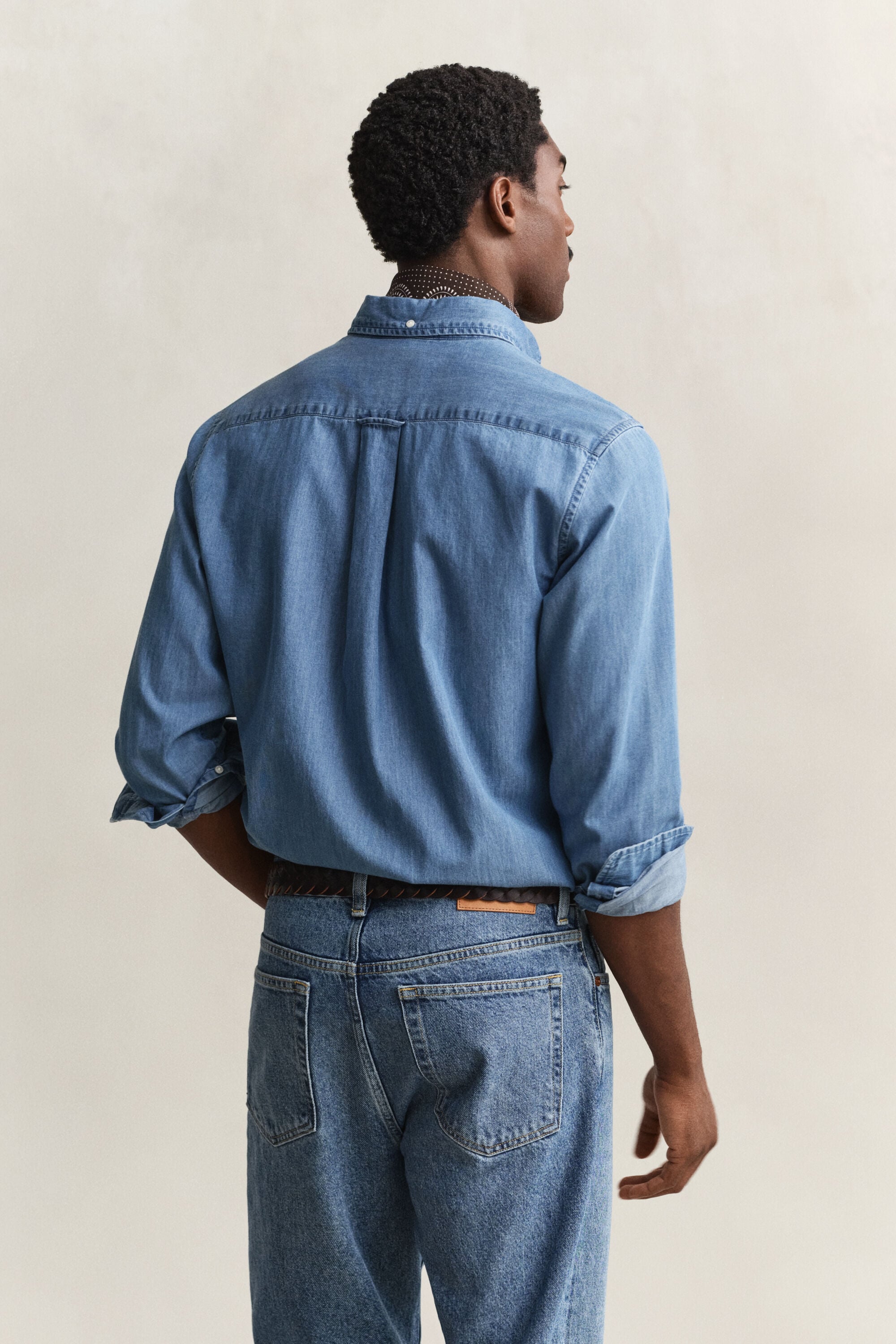 Regular Fit Indigo Shirt