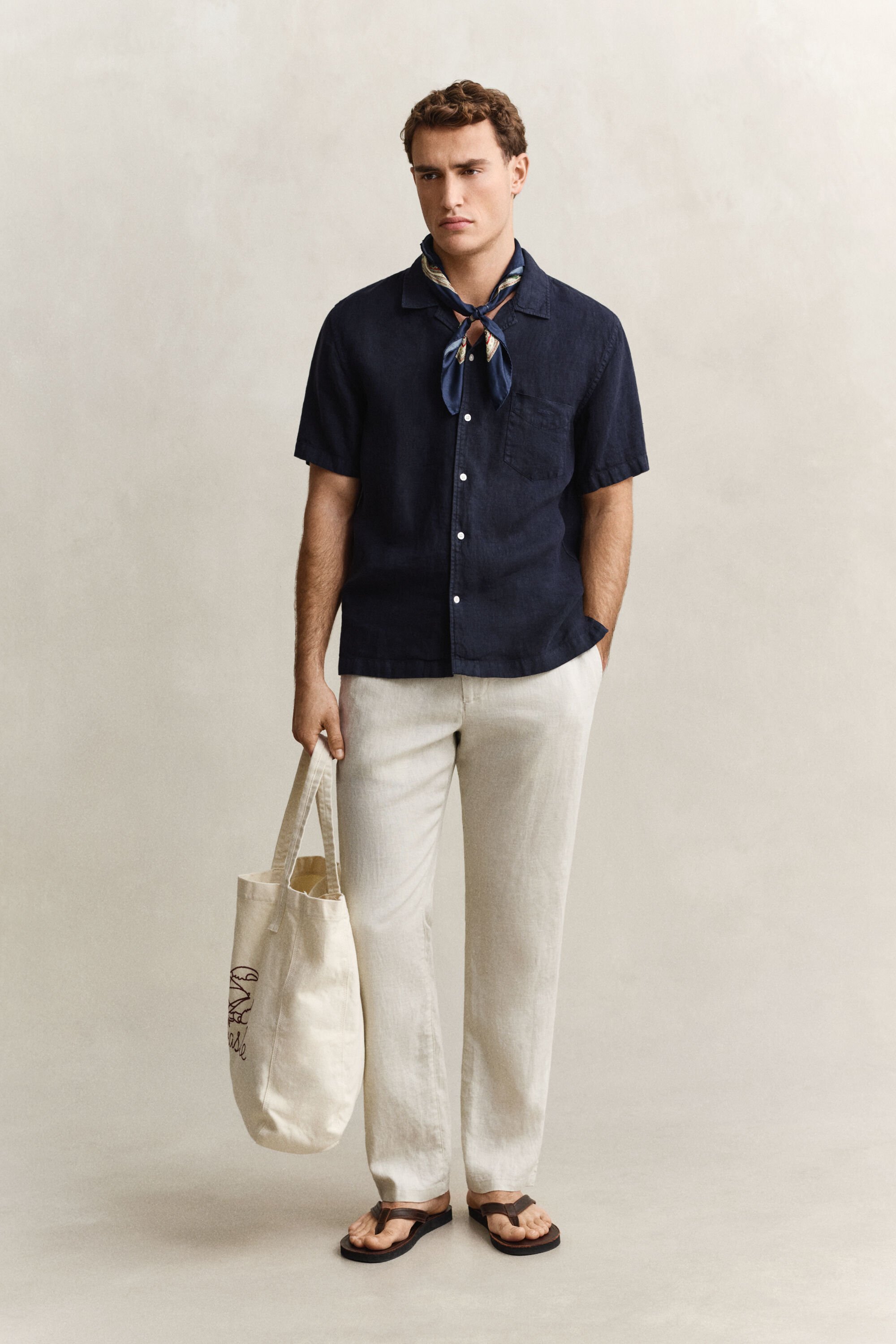Short Sleeve Linen Shirt