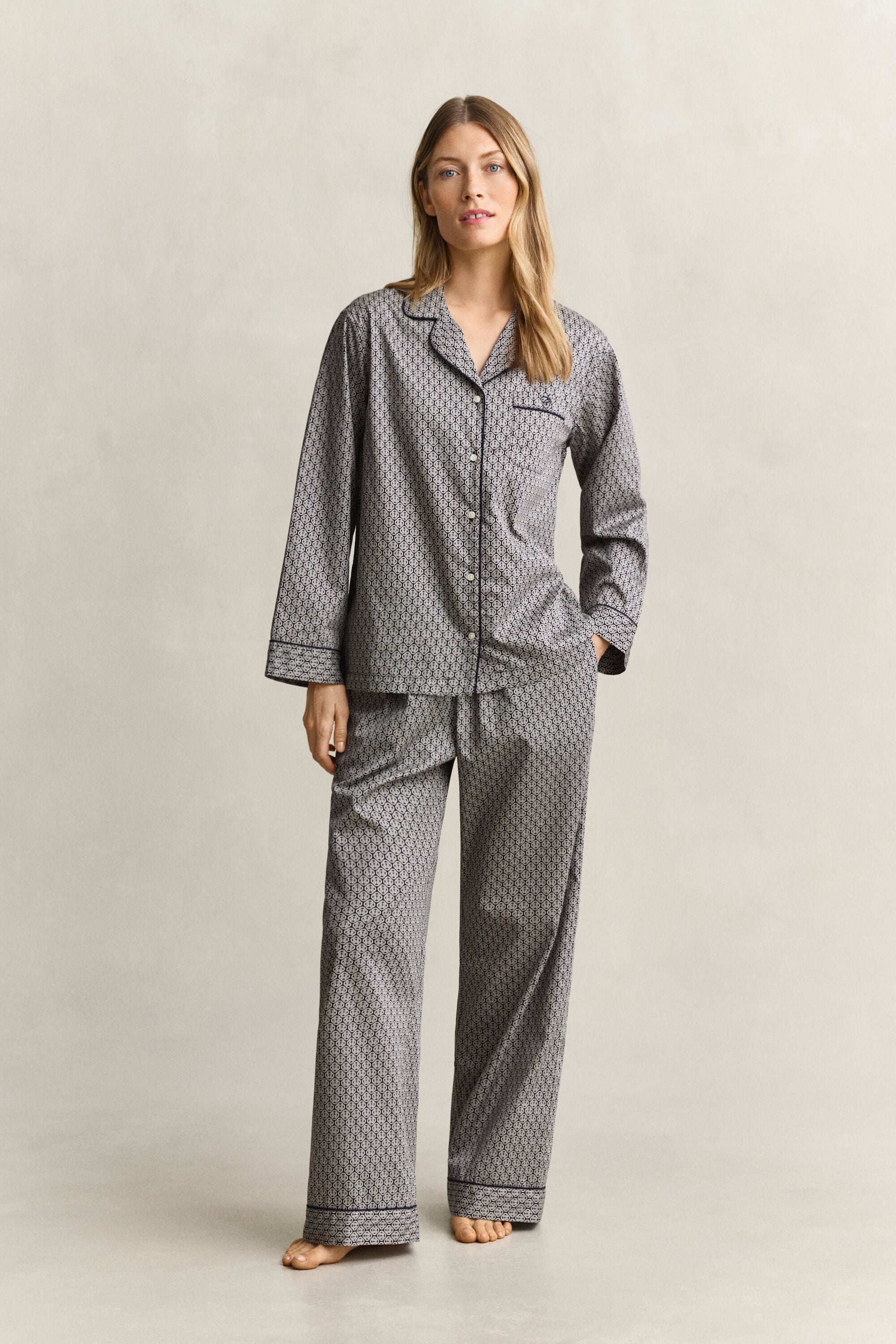 Printed Pajama Set