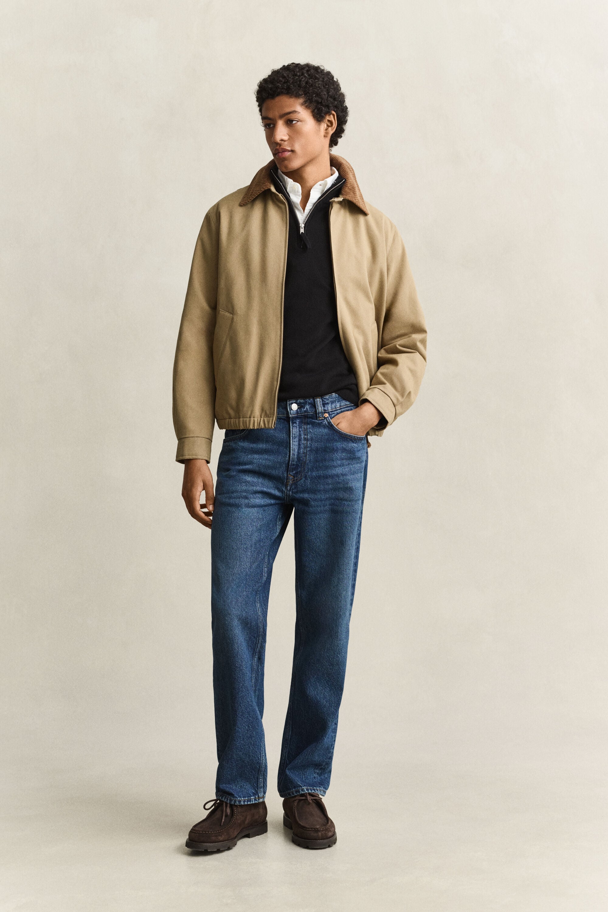 Lambswool Half-Zip Sweater