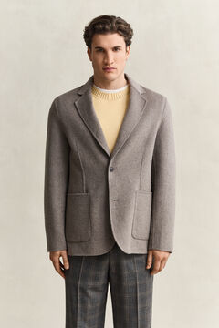 Handstitched Blazer — MIST TAUPE 6