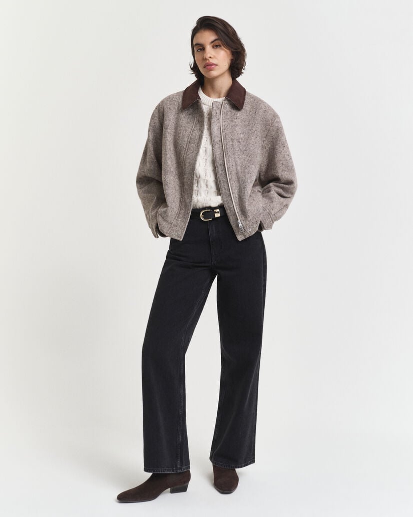 Puff Sleeve Cable Knit Short Sleeve Top