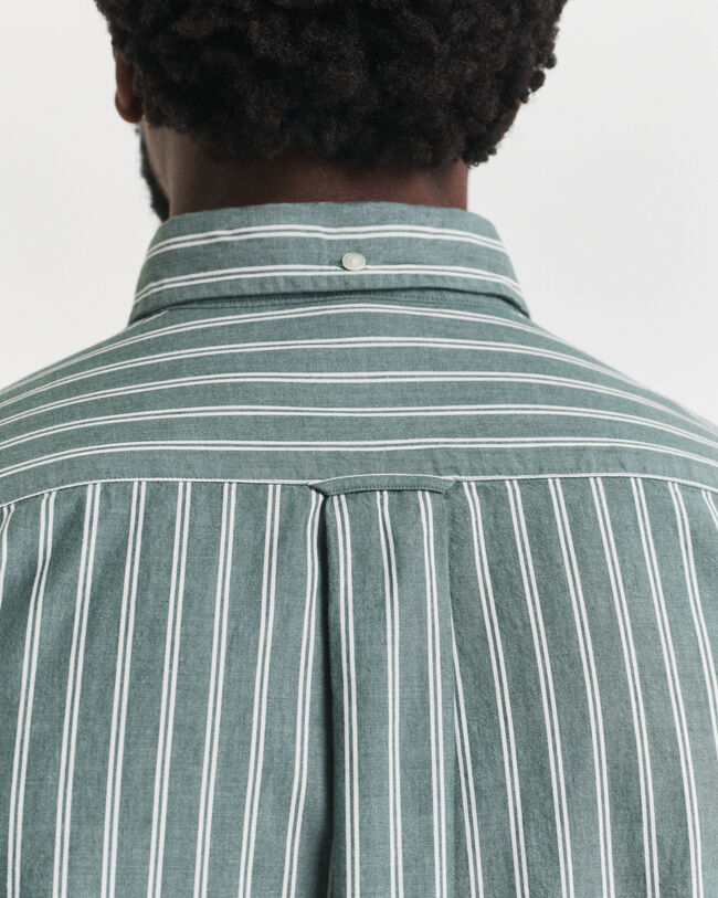 Regular Fit Striped Archive Poplin Shirt