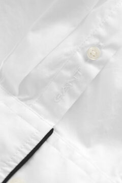Piping Detail Shirt — WHITE 1
