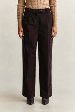 Twill Velvet Pants — DEEP BROWN 5