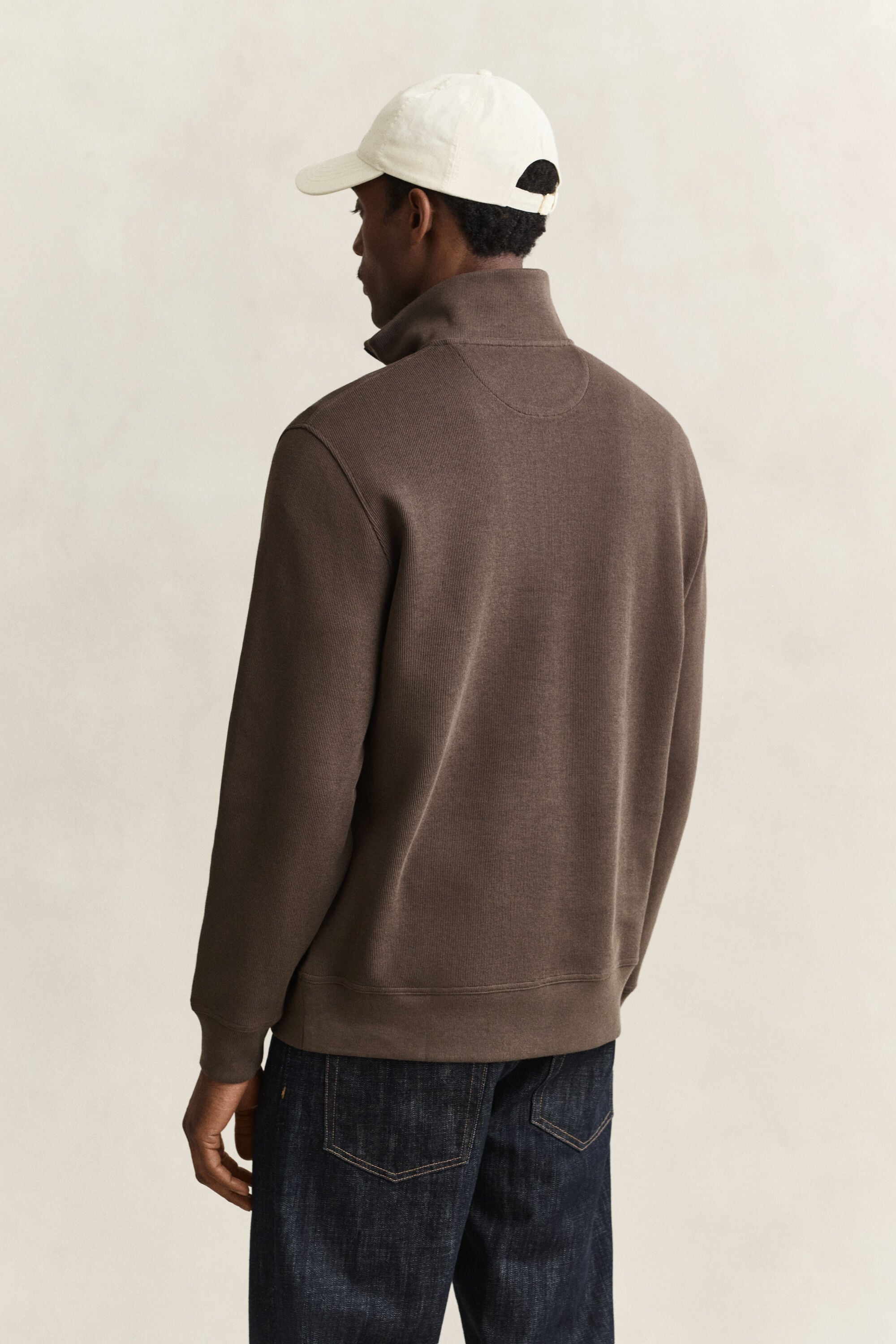 Sacker Rib Half-Zip Sweatshirt