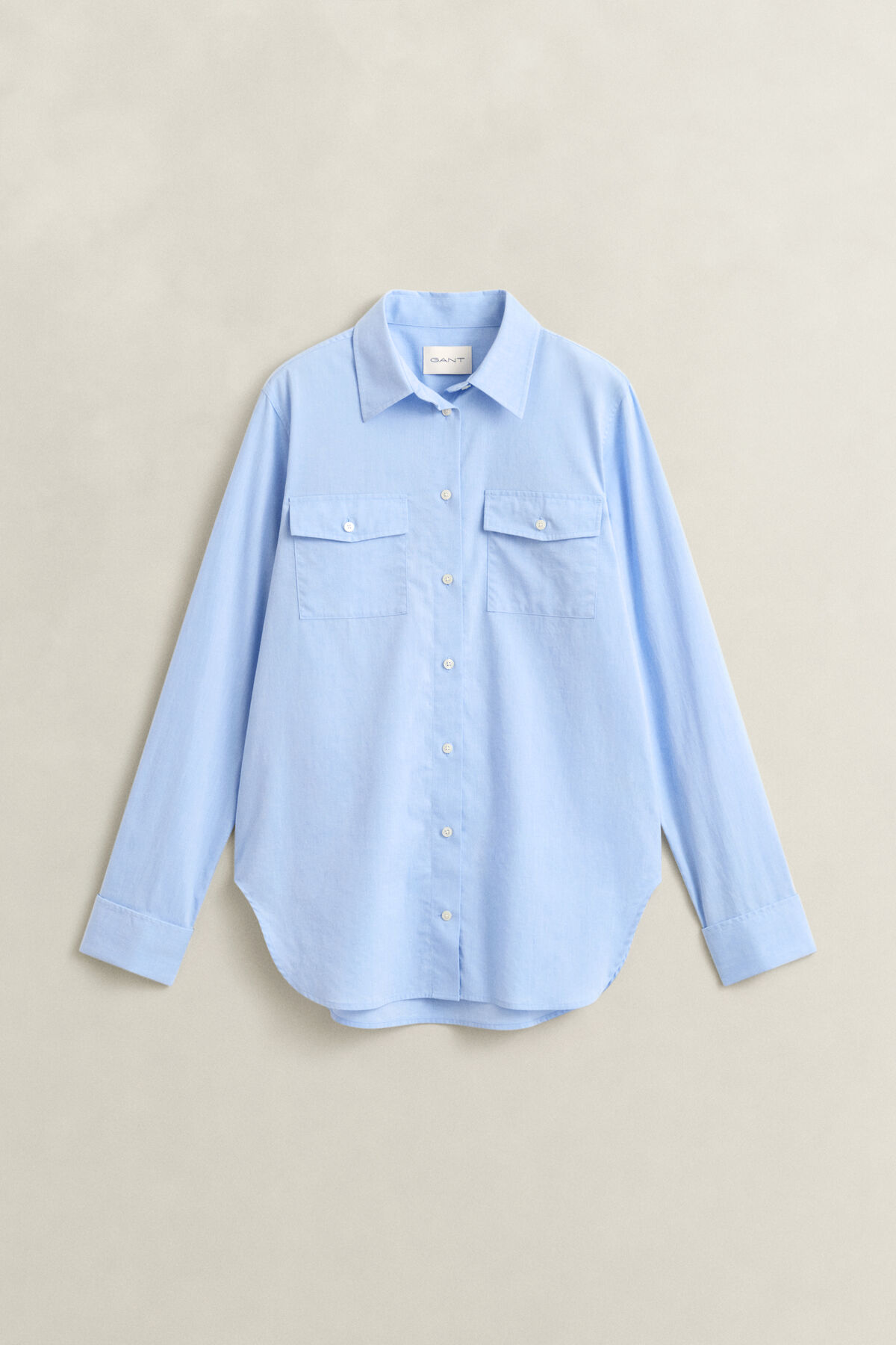 Cotton French Cuff Shirt — MISTY LAVENDER