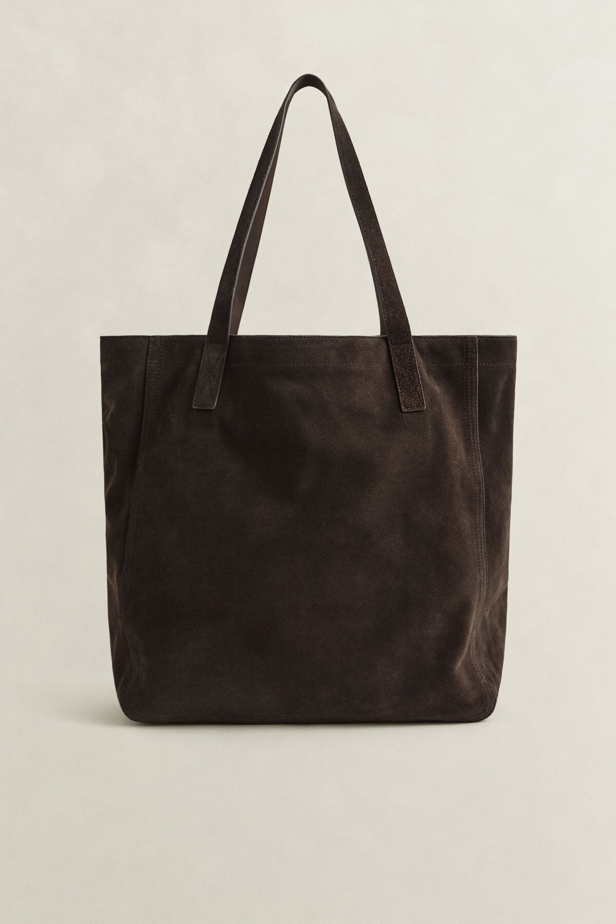 Suede Tote Bag — RICH BROWN