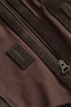 Suede Tote Bag — RICH BROWN 3