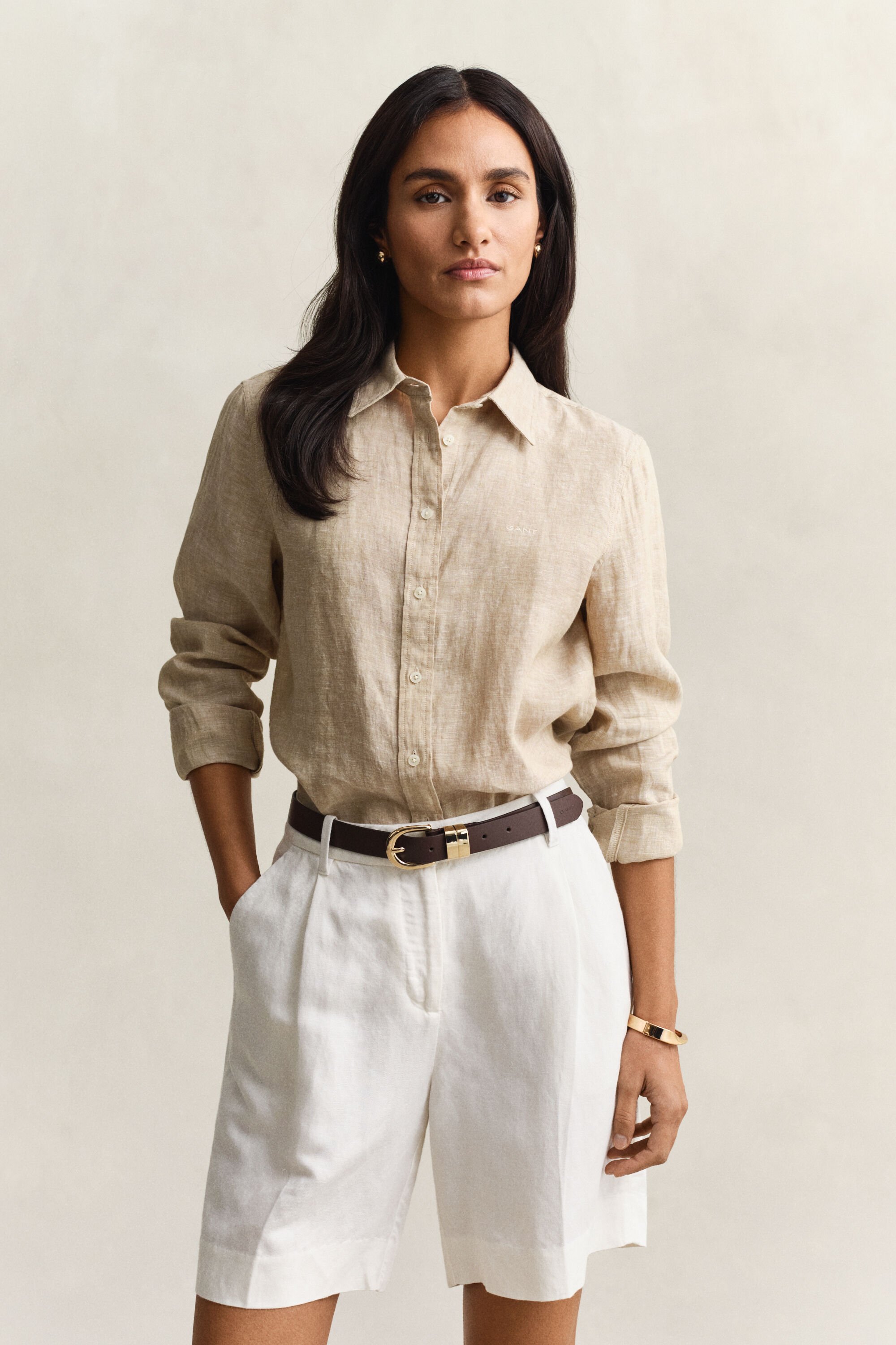 Regular Fit Linen Shirt