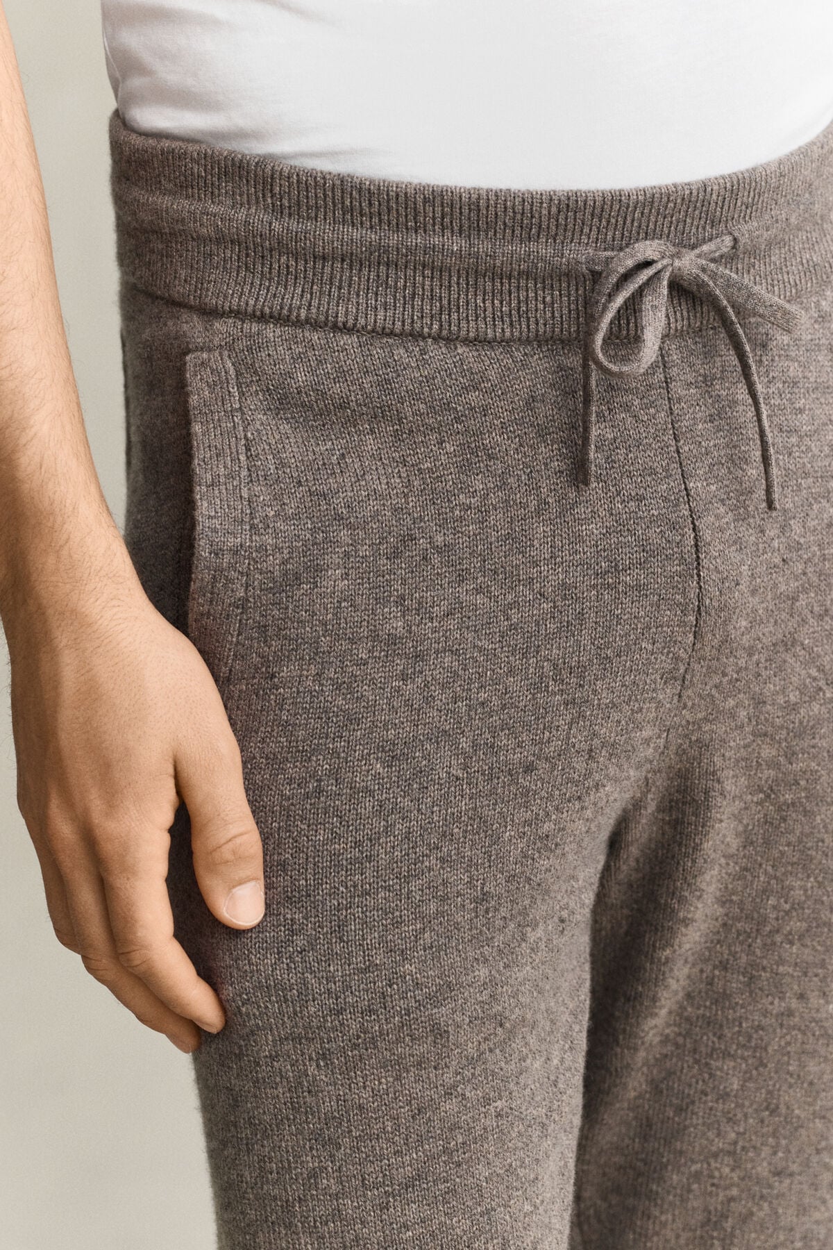 Cashmere Pants — STONE MELANGE