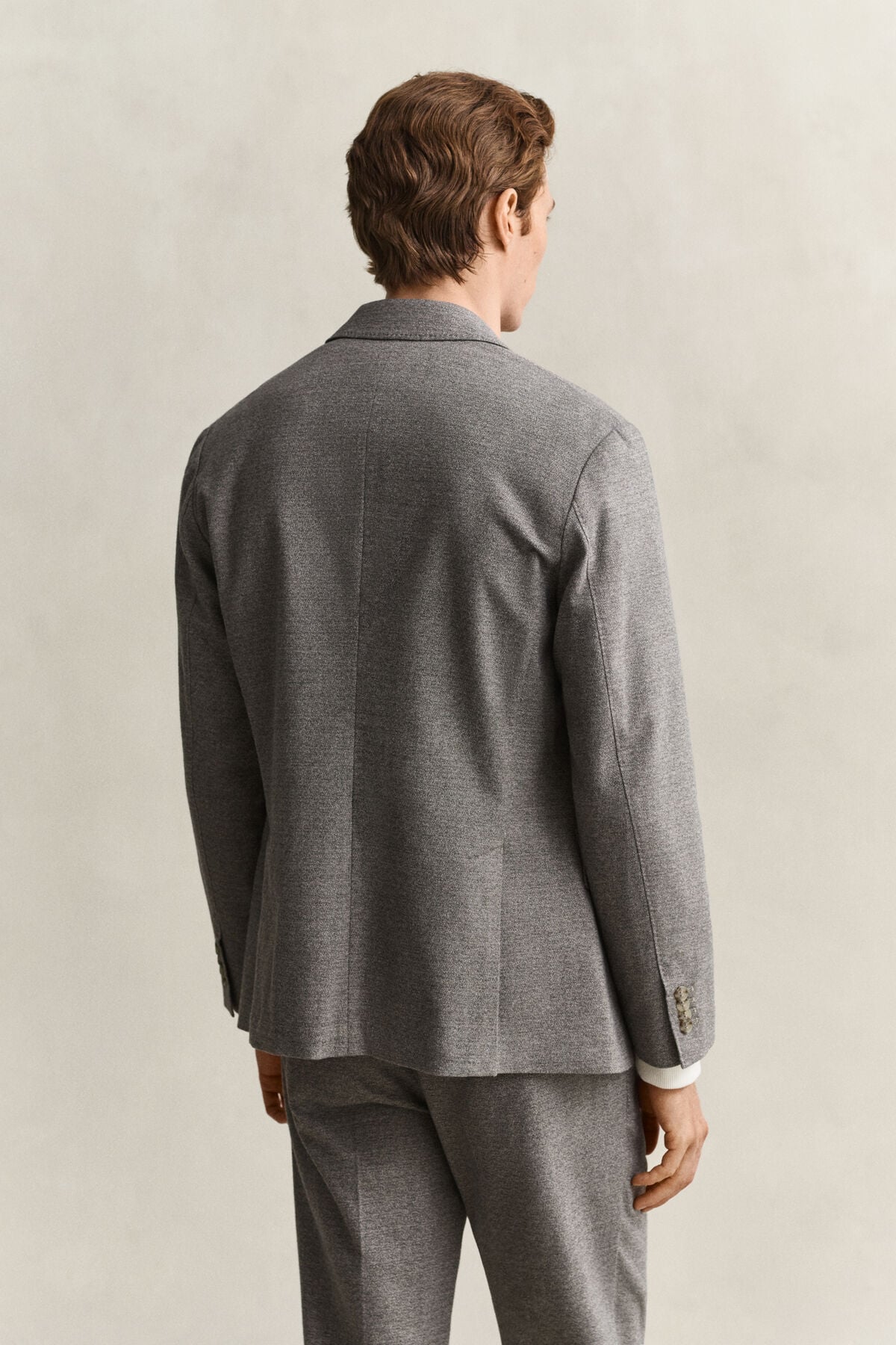Flannel Blazer — MIST TAUPE
