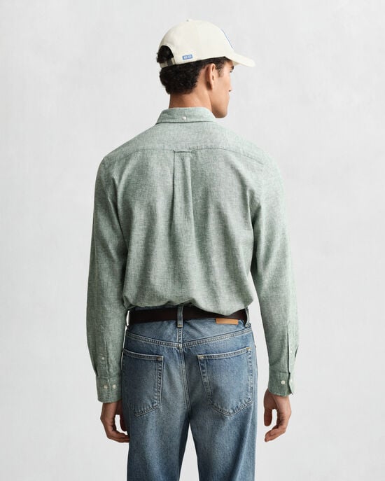 Regular Fit Cotton Linen Shirt