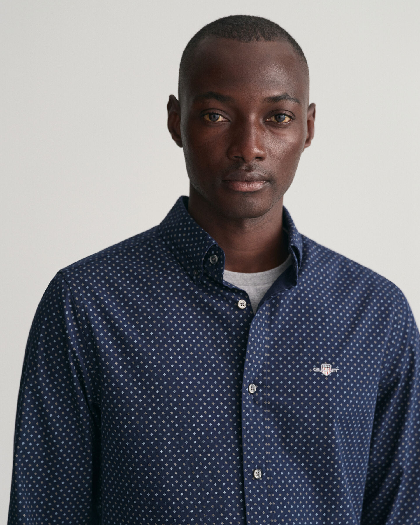 Regular Fit Micro Print Shirt