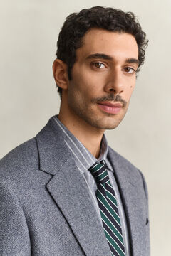 Wool Herringbone Suit Jacket — PERSIAN BLUE 3