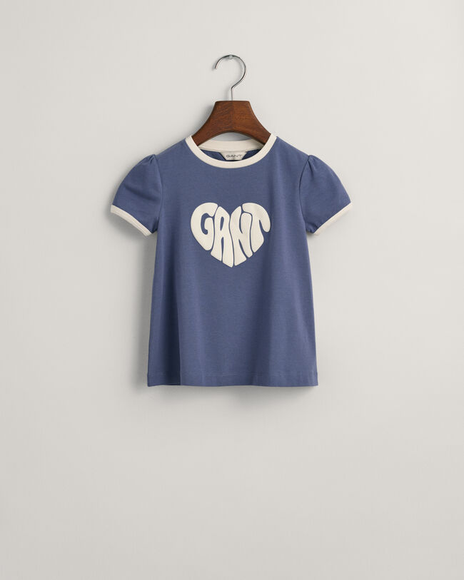 Girls Heart Graphic T-Shirt