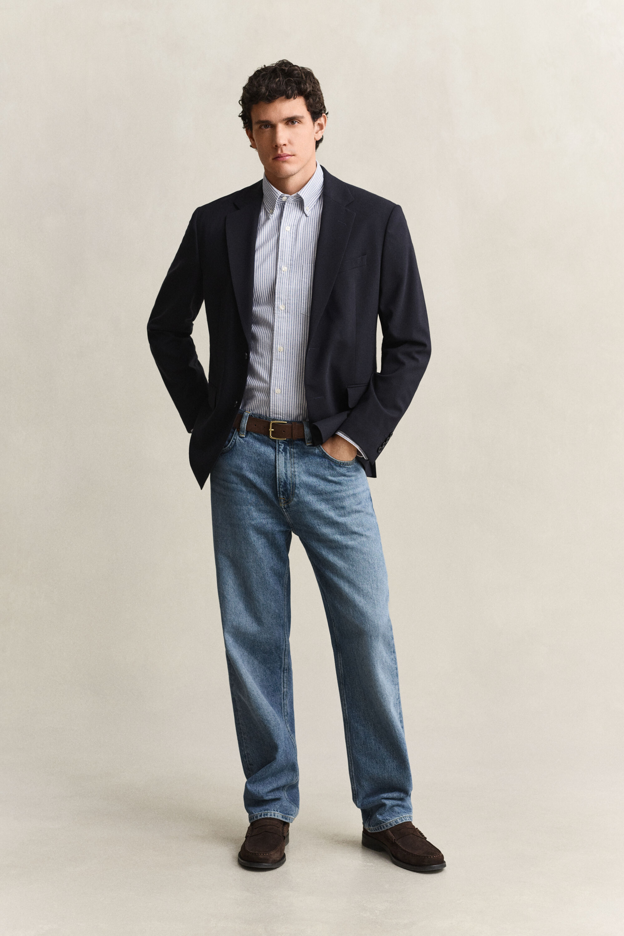 Classic Regular Striped Oxford Shirt