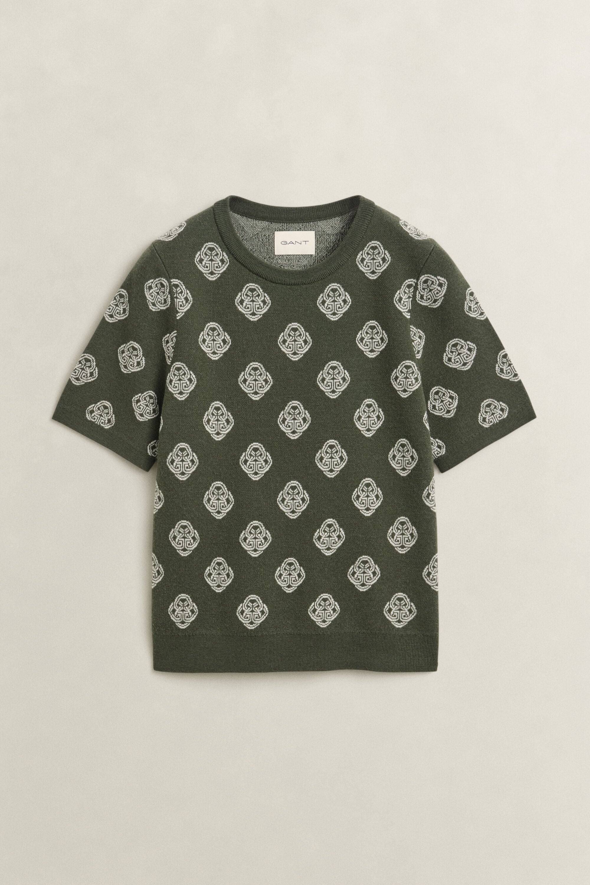 Jacquard-Knitted Monogram Sweater