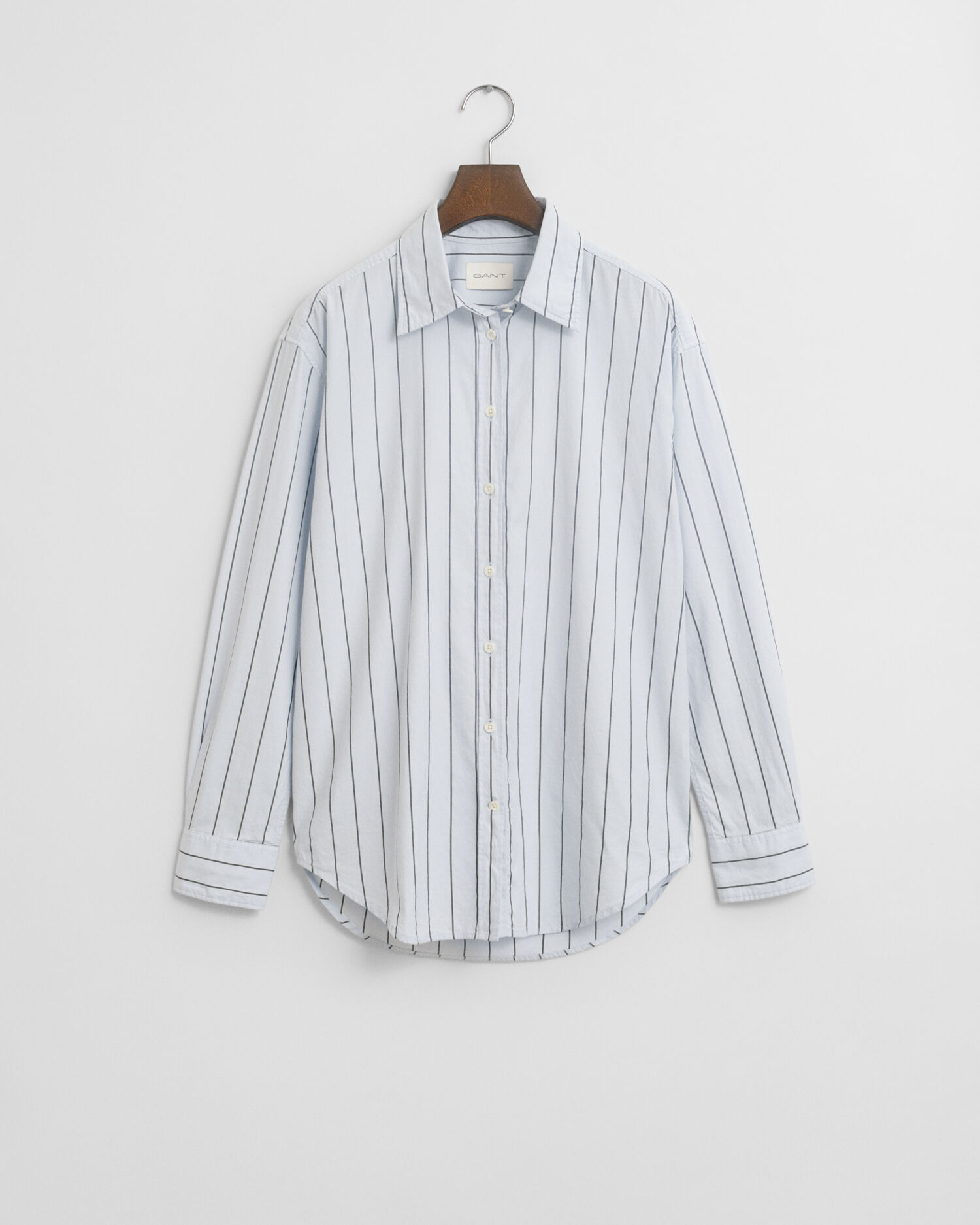 Relaxed Fit Striped Luxury Oxford Shirt