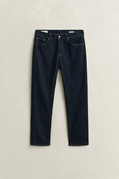 Regular Clean Wash Jeans — DARK BLUE 1