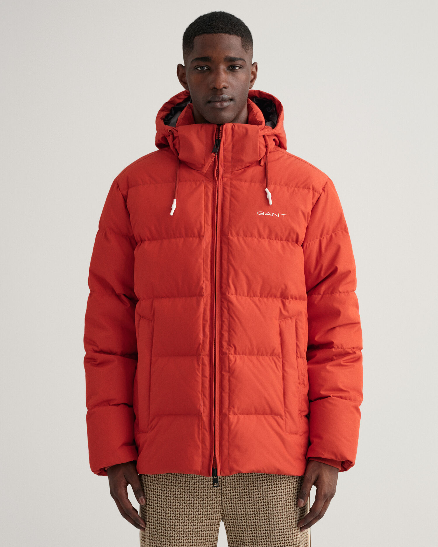 Red clearance down parka